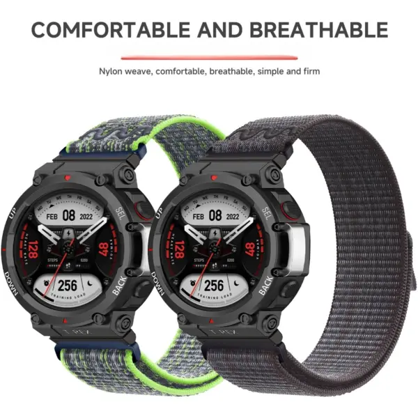 Nylon Loop Strap for Amazfit T-Rex 3/2 - Image 2