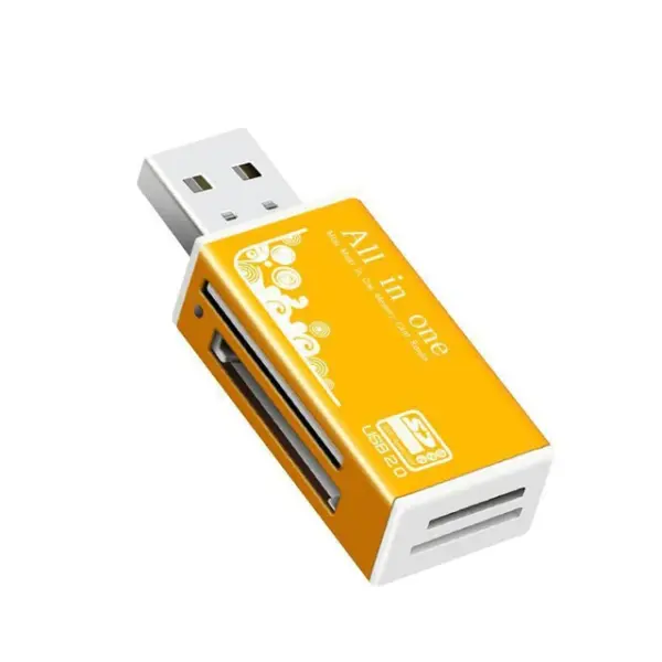 Alloy 4-Port USB2.0 Card Reader with LED Indicator - Image 8