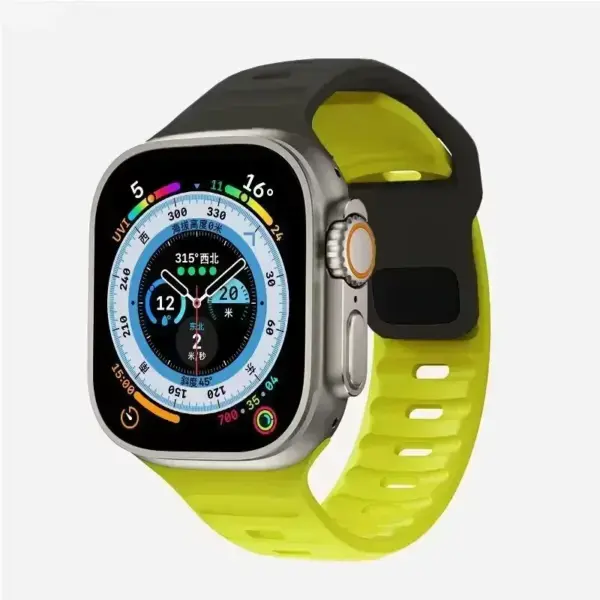 Silicone Sport Band for Apple Watch Series 8-1 - Image 14