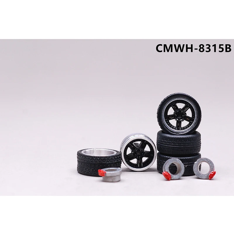 CM Model 1/64 Alloy Wheel & Tire Set for Model Cars 25 CM Model 1/64 Alloy Wheel & Tire Set for Model Cars - Image 25