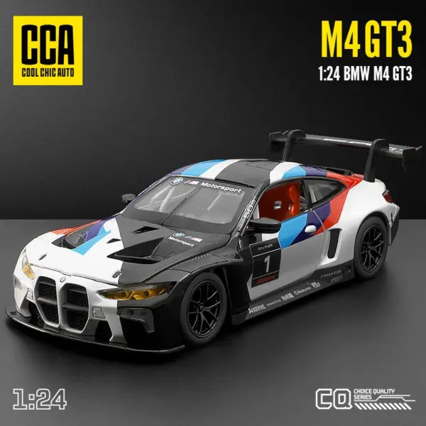 BMW M4 GT3 1:24 Alloy Diecast Car - Image 3