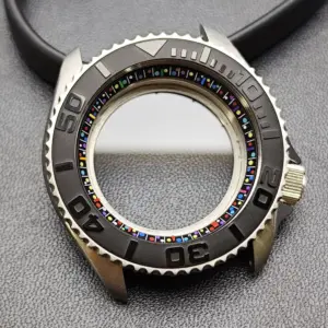 42mm Black Matte Watch Case for NH35 Movement 179 S19656f67d7034e3b9811de18d9c45667C 2