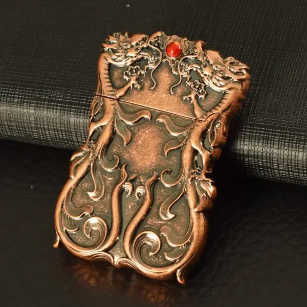 ZORRO Kerosene Lighter Dragon Embossed 62mm - Image 10