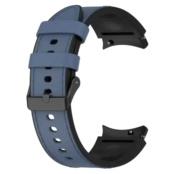 Stainless Steel & Leather Strap for Samsung Galaxy Watch 5/6 - Image 10