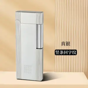 Ultrathin Metal Gas Lighter BD8065 for Men 37 S198ddcaa78dc45b78991228b10a80f48L