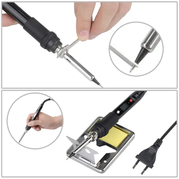 JCD 80W Adjustable Soldering Iron Kit with LCD Display - Image 6