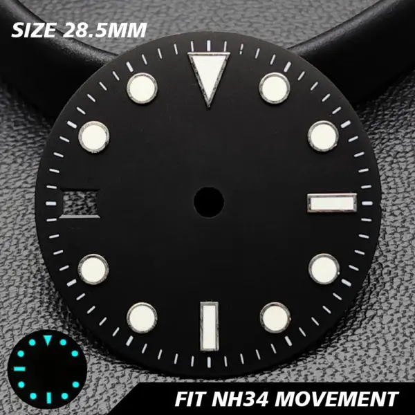 28.5mm GMT Calendar Watch Dial for NH34 NH35 Models - Image 36