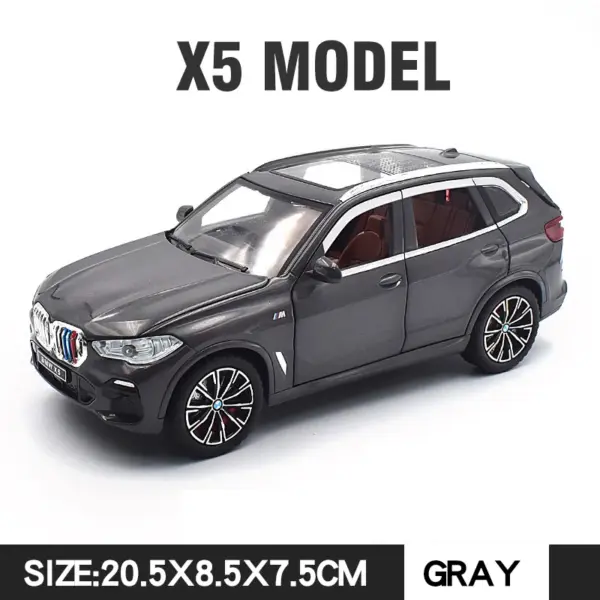 1:24 BMW X5 Alloy Model Car Collectible Toy - Image 11