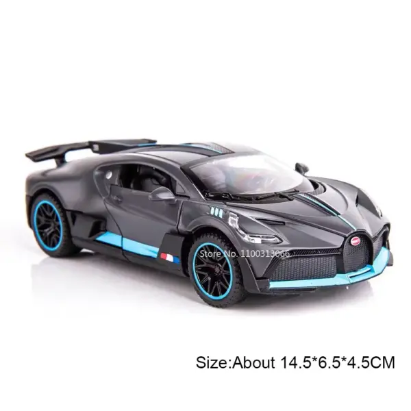 1:32 DIVO Police Car Toy Model with Lights - Image 8