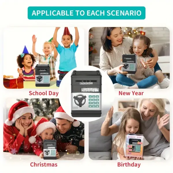 Smart Digital Coin Bank with Password Lock - Image 6