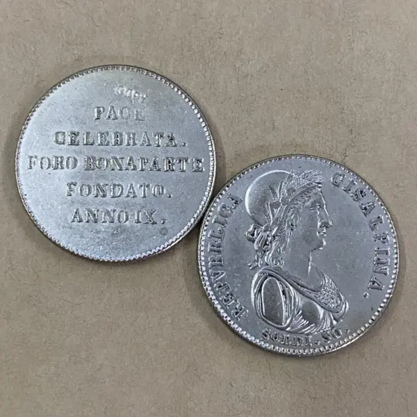 Replica 1801 Cisalpine Republic Silver Coin - Image 2