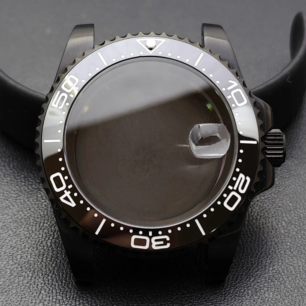 GMT 40.5mm Bidirectional Sapphire Watch Case for NH34/NH35 16 GMT 40.5mm Bidirectional Sapphire Watch Case for NH34/NH35 - Image 16