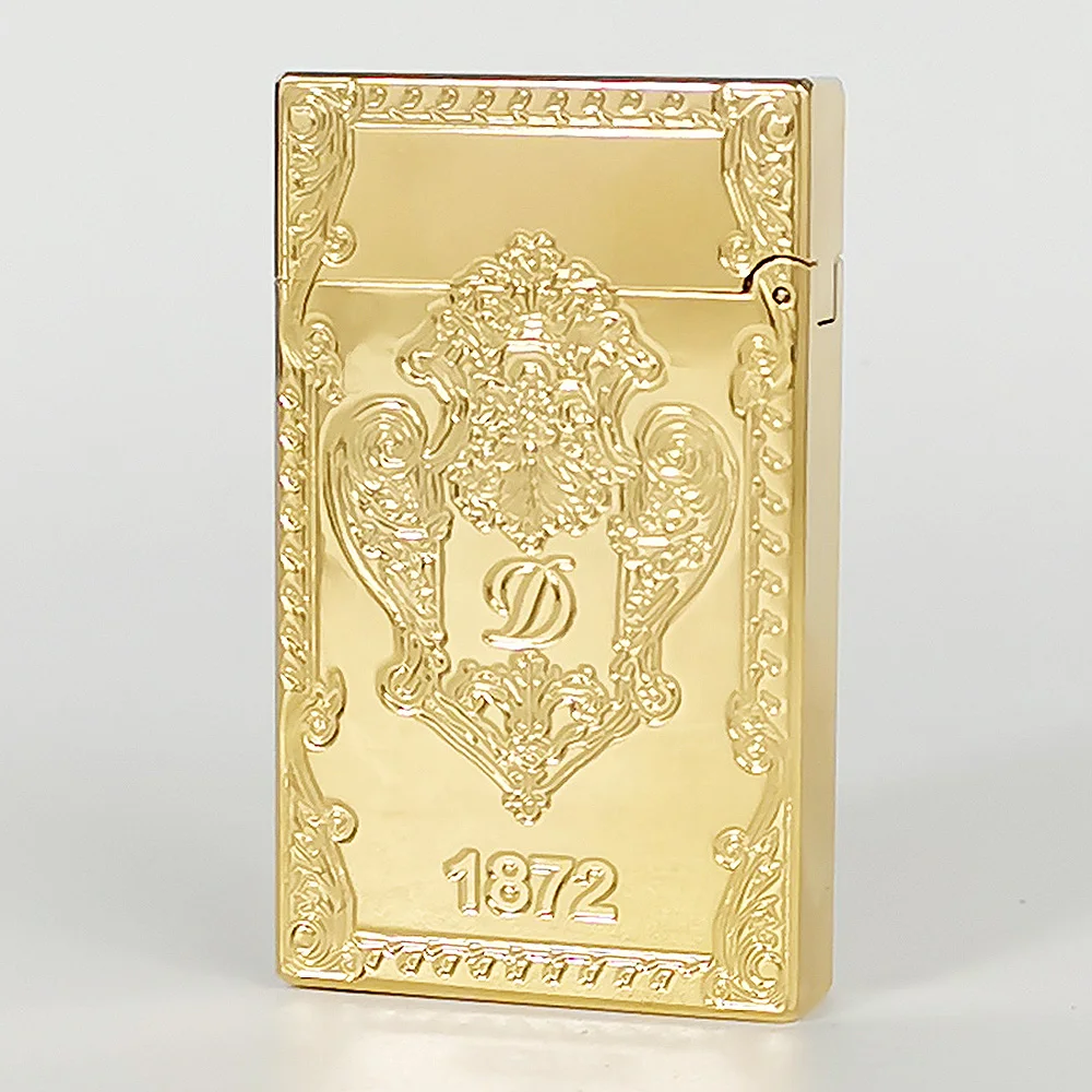Solid Brass Engraved D Brand Lighter Model #108 4 Solid Brass Engraved D Brand Lighter Model #108 - Image 4