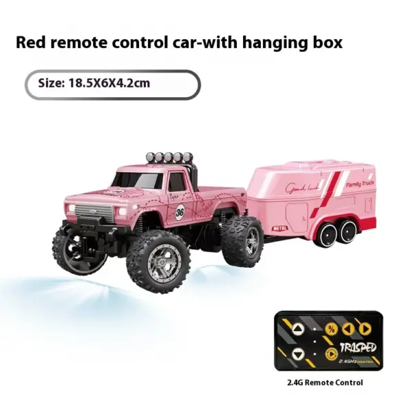 1:64 Off-Road RC Car with Trailer Gift - Image 8