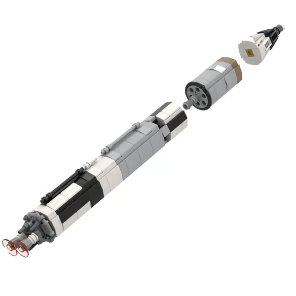Gobricks Saturn V Rocket Building Blocks Set for Adults - Image 3