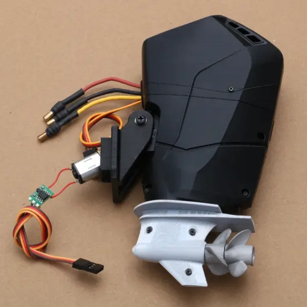 RC Boat Outboard Motor with Contra-rotating Propellers - Image 2