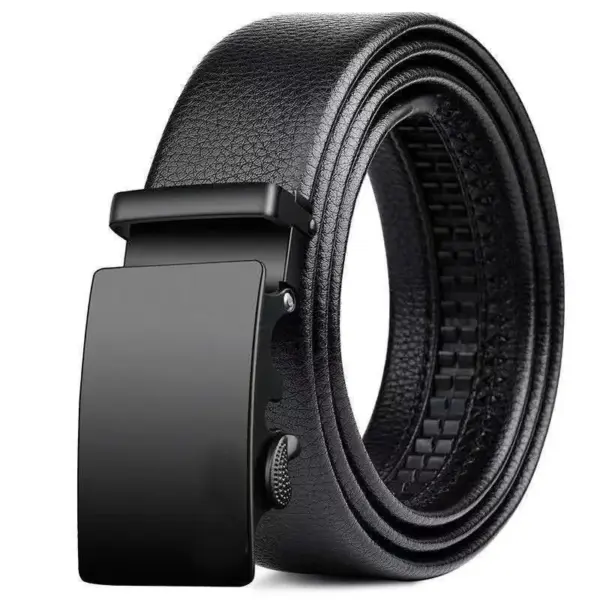 Luxury Men’s Business Belt with Metal Buckle - Image 3