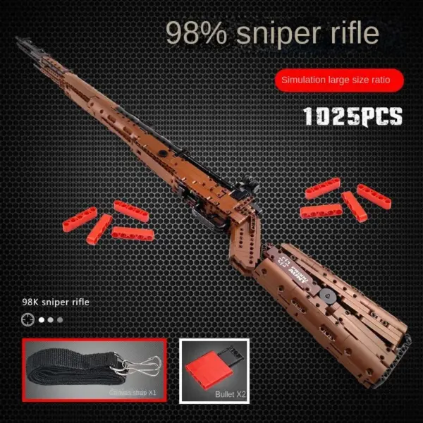 Mauser 98K Sniper Lego-Style Building Set - Image 3
