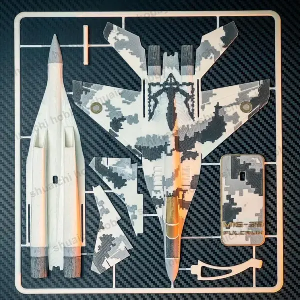 MiG-29 Fighter Jet Model Kit 3D Printed Assembly - Image 3