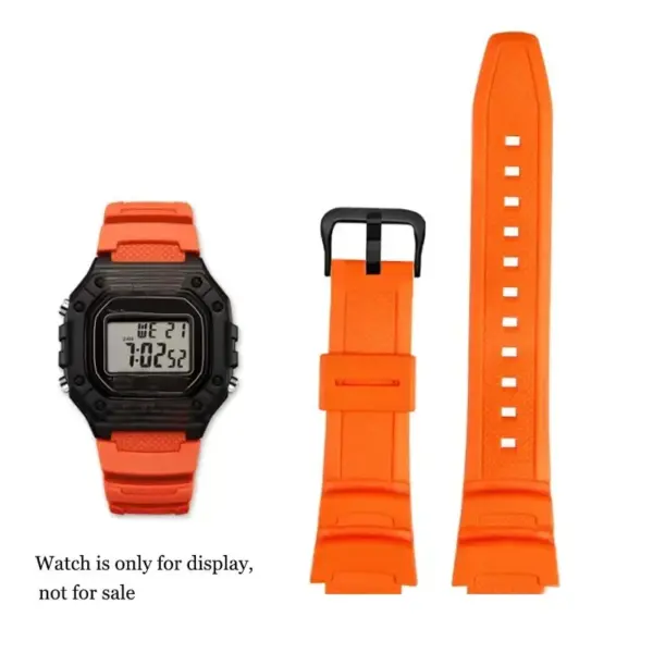 18mm Silicone Watch Strap for AE1200/1300/1000 - Image 6