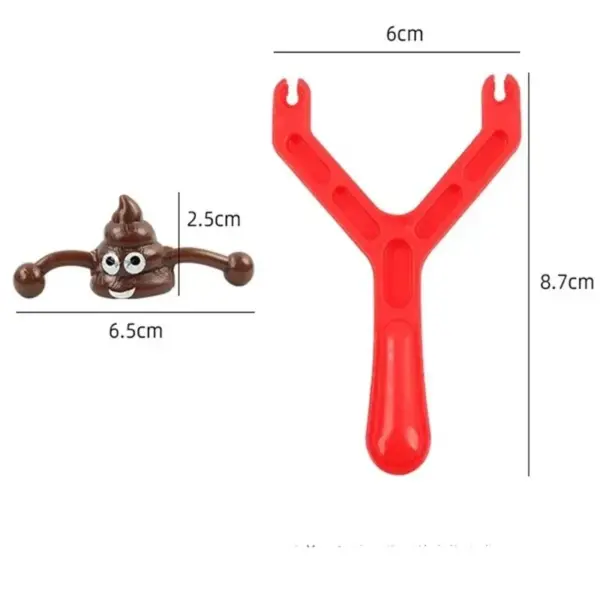 12PC Funny Poo Slingshot Toy Set - Image 5