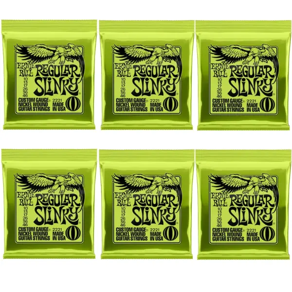 6-Pack Nickel Wound Electric Guitar Strings for Metal - Image 2