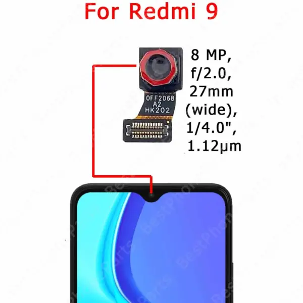 Xiaomi Redmi 9A 9C 9T Front Camera Module - Image 5