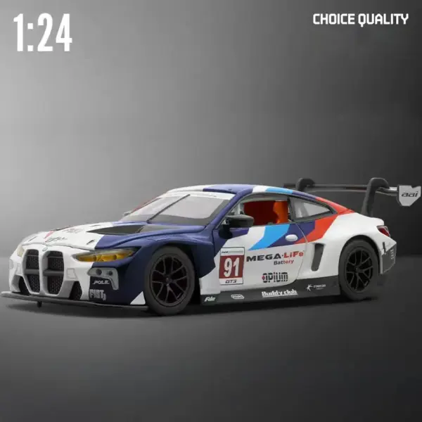BMW M4 GT3 1:24 Alloy Diecast Car - Image 2