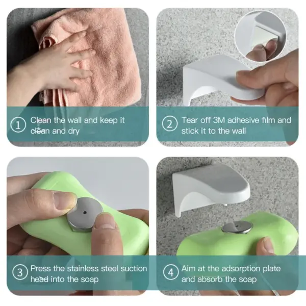 Magnetic Soap Holder for Bathroom Counter - Image 3