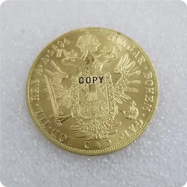 Austria 4 Ducat Gold Replica Coins 1873-1915 - Image 16