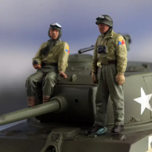 1:72 Resin US Tank Commander Miniature - Image 2