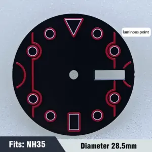 Men's Watch Dial NH35Nh36 Luminous Sterile Model 131 S1b4a11cfc8ac45ac8d59ec889009a8c3O