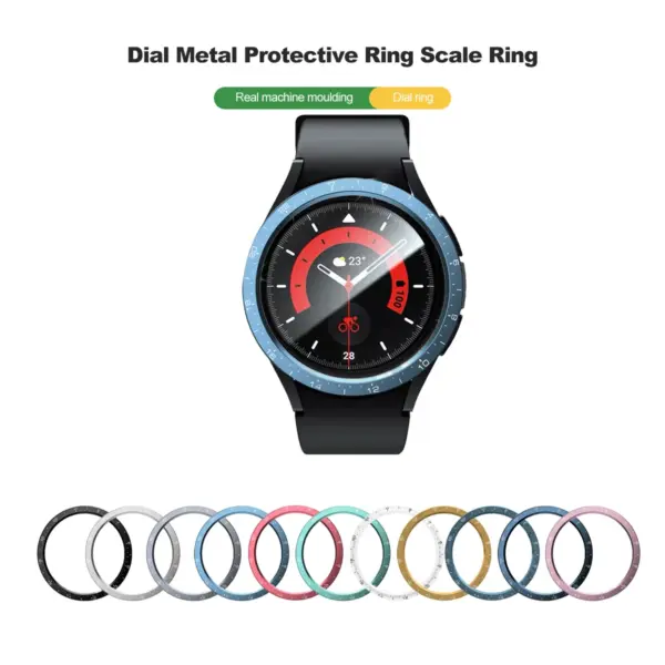 Metal Ring Case for Samsung Galaxy Watch6 Classic - Image 2