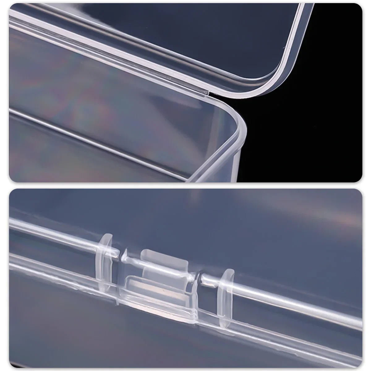 Mini Transparent Jewelry Storage Box Set 5 Mini Transparent Jewelry Storage Box Set - Image 5