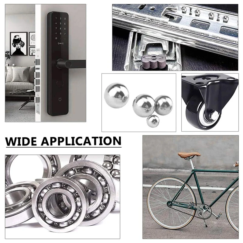 304 Stainless Steel Ball Bearing Set 15 Sizes 580pcs 3 304 Stainless Steel Ball Bearing Set 15 Sizes 580pcs - Image 3