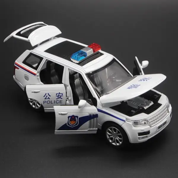 1:32 Land Rover Range Rover Police SUV Diecast Toy - Image 12