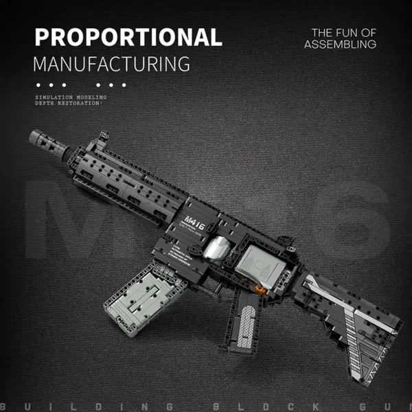 1188PCS M416 Rifle Building Block Model Set - Image 2