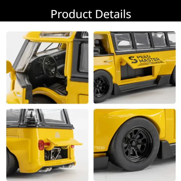 1/32 T1 Bus Alloy Diecast Model Car - Image 3