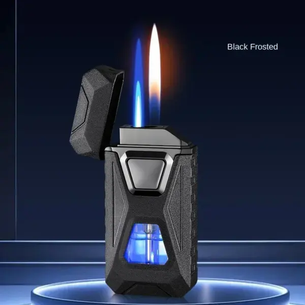 Voice Control Metal Windproof Cigar Lighter Jet Torch - Image 4