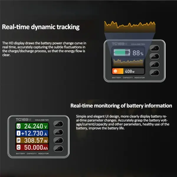 TC169SE Digital Coulombmeter for Battery Monitoring - Image 3