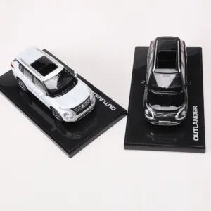 1:43 Outlander SUV Diecast Model Car Black/White 11 S1c06c48c3d7b46b4aaf984d6d094d96fc