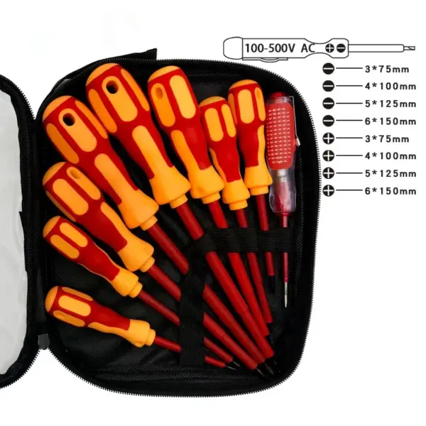 9in1 Insulated Magnetic Screwdriver Set for Professionals - Image 7