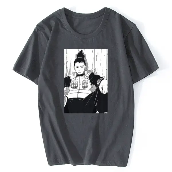 Men Shikamaru Manga T-Shirt for Summer - Image 3