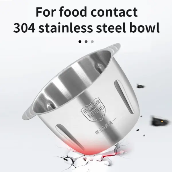 Electric Meat Grinder 2L PDQ Stainless Steel Model - Image 3