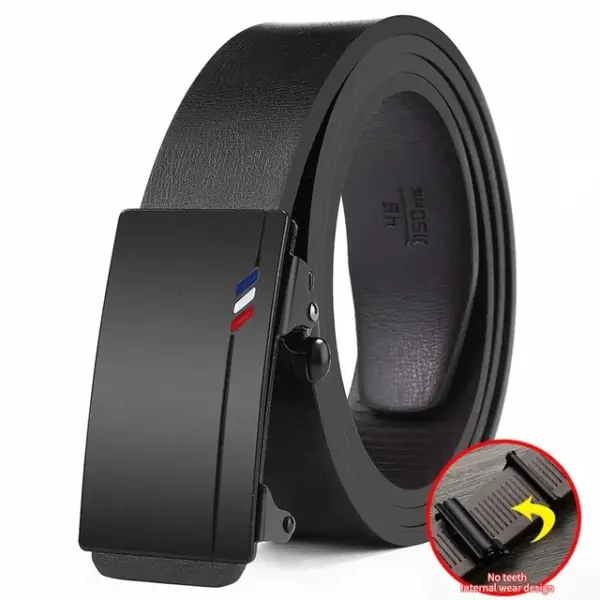 Premium Genuine Leather Men's Belt - Image 2