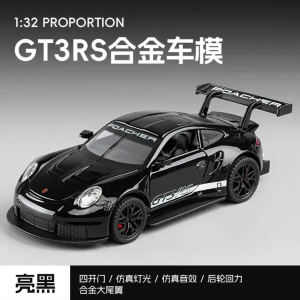 1:32 Porsche GT3 RS Diecast Model Collectible - Image 5
