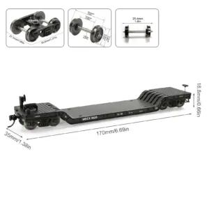 Evemodel HO Scale 1:87 Flatcar Model Railway C8770 24 S1cc76c143fce4f46a4672ed033fc2bfep 3