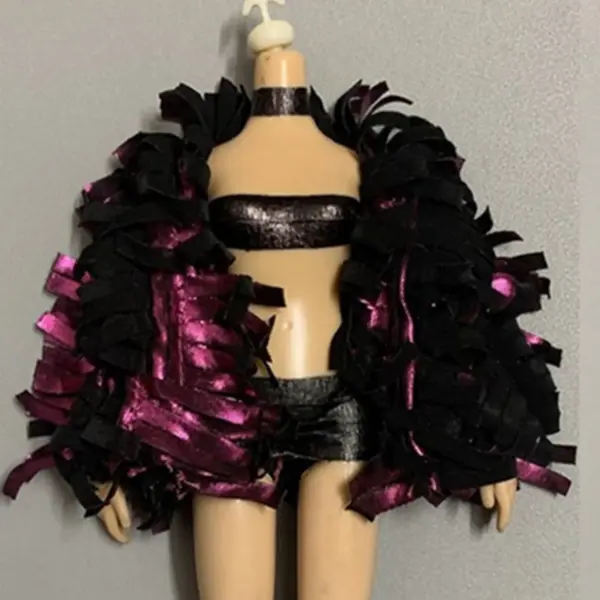 Doll Clothes Fur Top Coat for 11.5-inch Dolls - Image 32