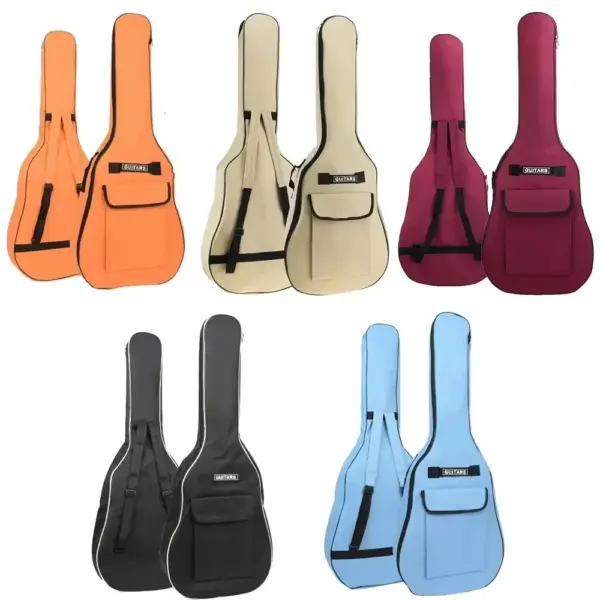 40/41 Inch Acoustic Guitar Gig Bag with Padded Straps - Image 2