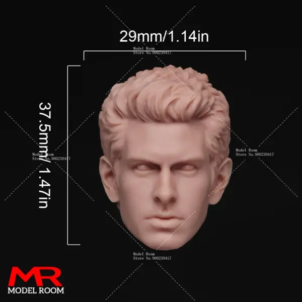 Unpainted 1/6 Leonardo Head Sculpt Model - Image 19